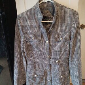 Nice Poster- Light plaid coat - S